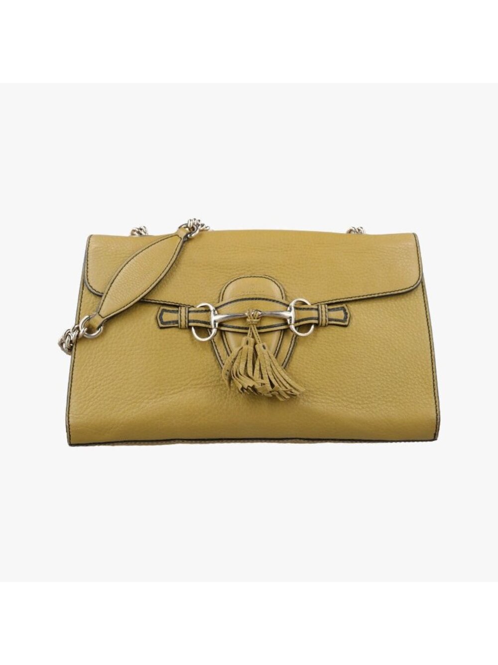 Gucci Emily Yellow Leather